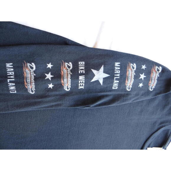 Delmarva Bike Week Maryland Men's Long Sleeve T-Shirt - Picture 4 of 7